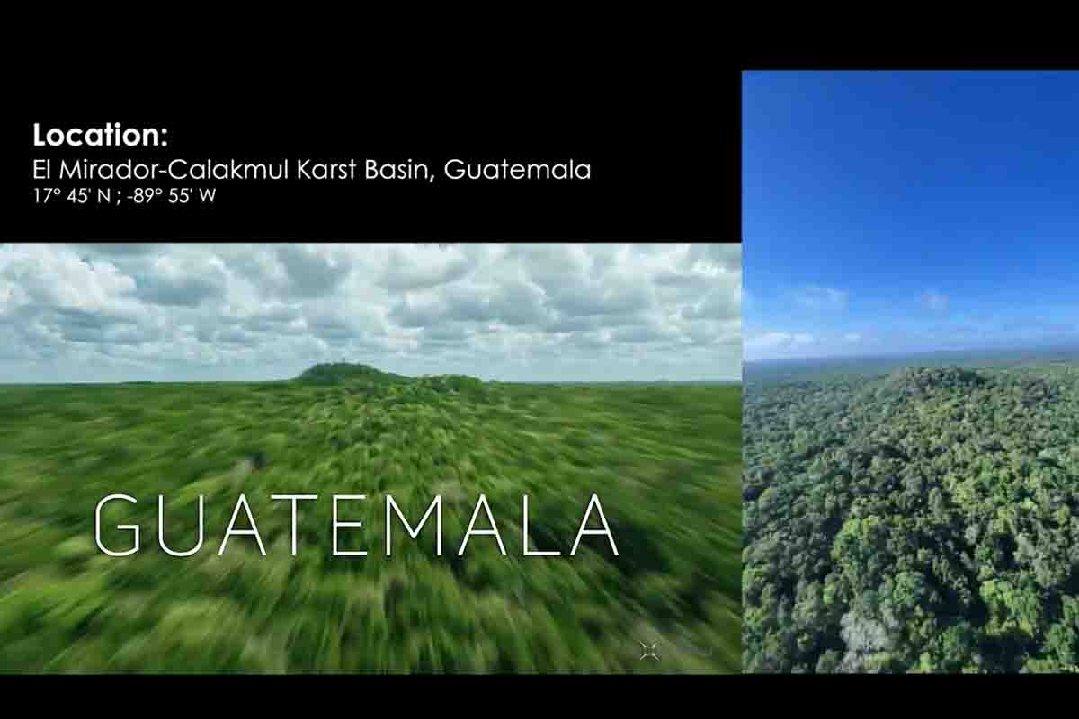 Drones discover Maya