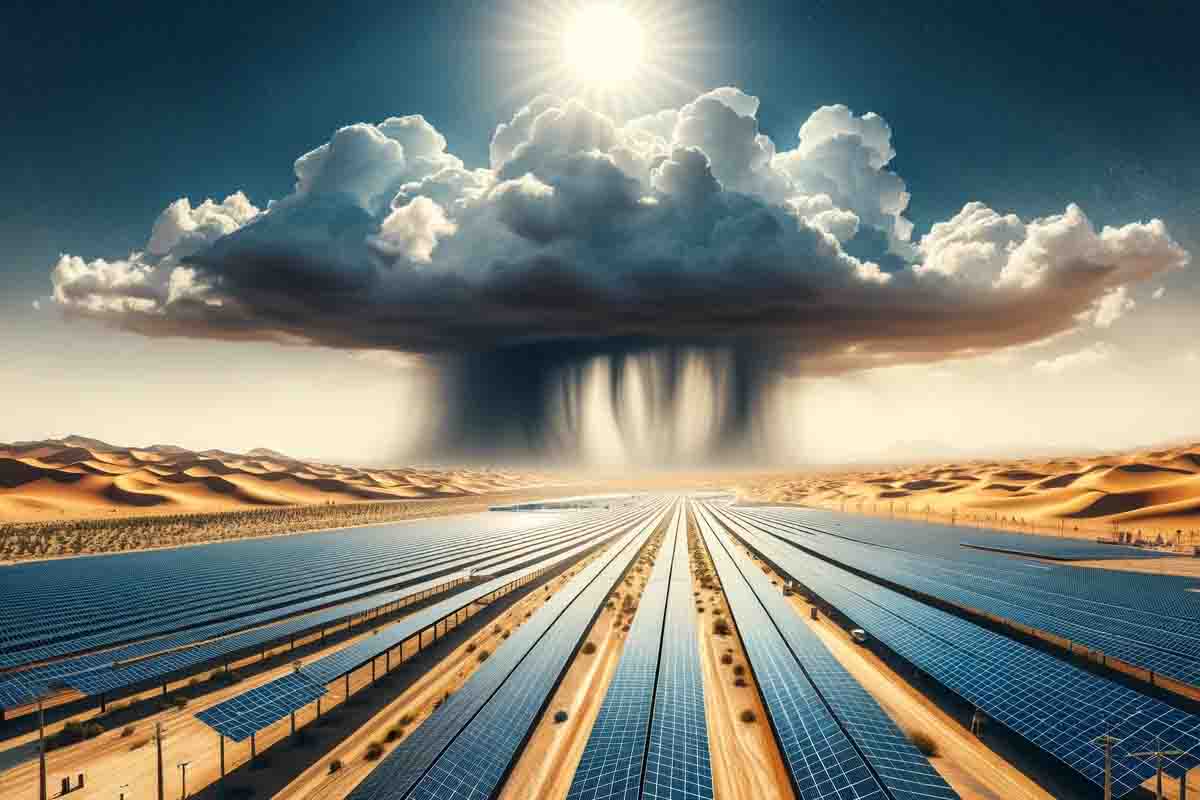 solar parks to produce rain