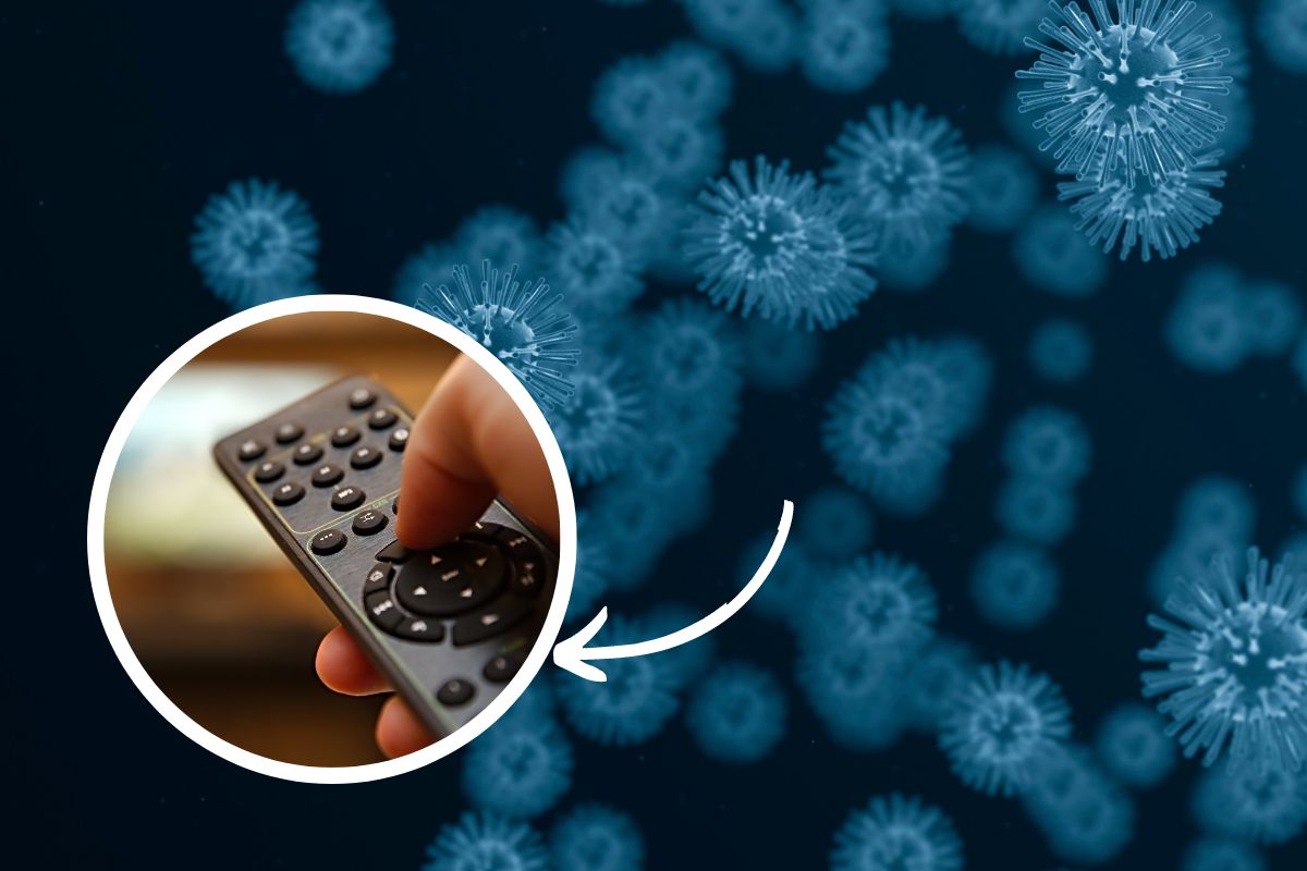 Remote controls are full of germs