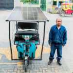 Mototaxi with solar- panel