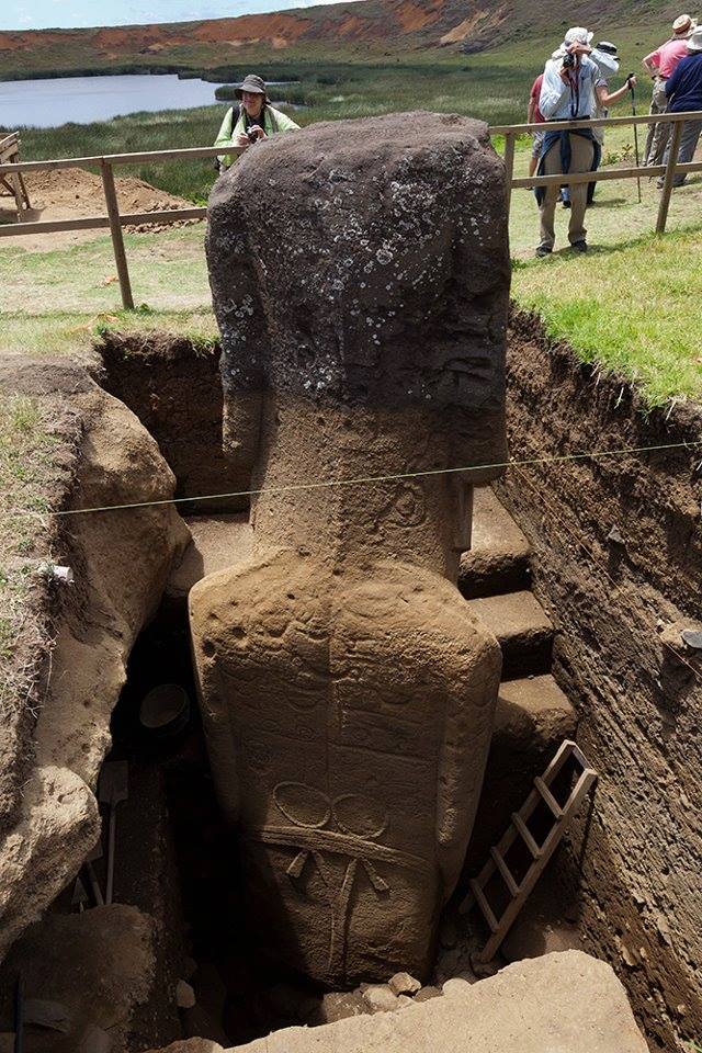 Easter island's moai statues