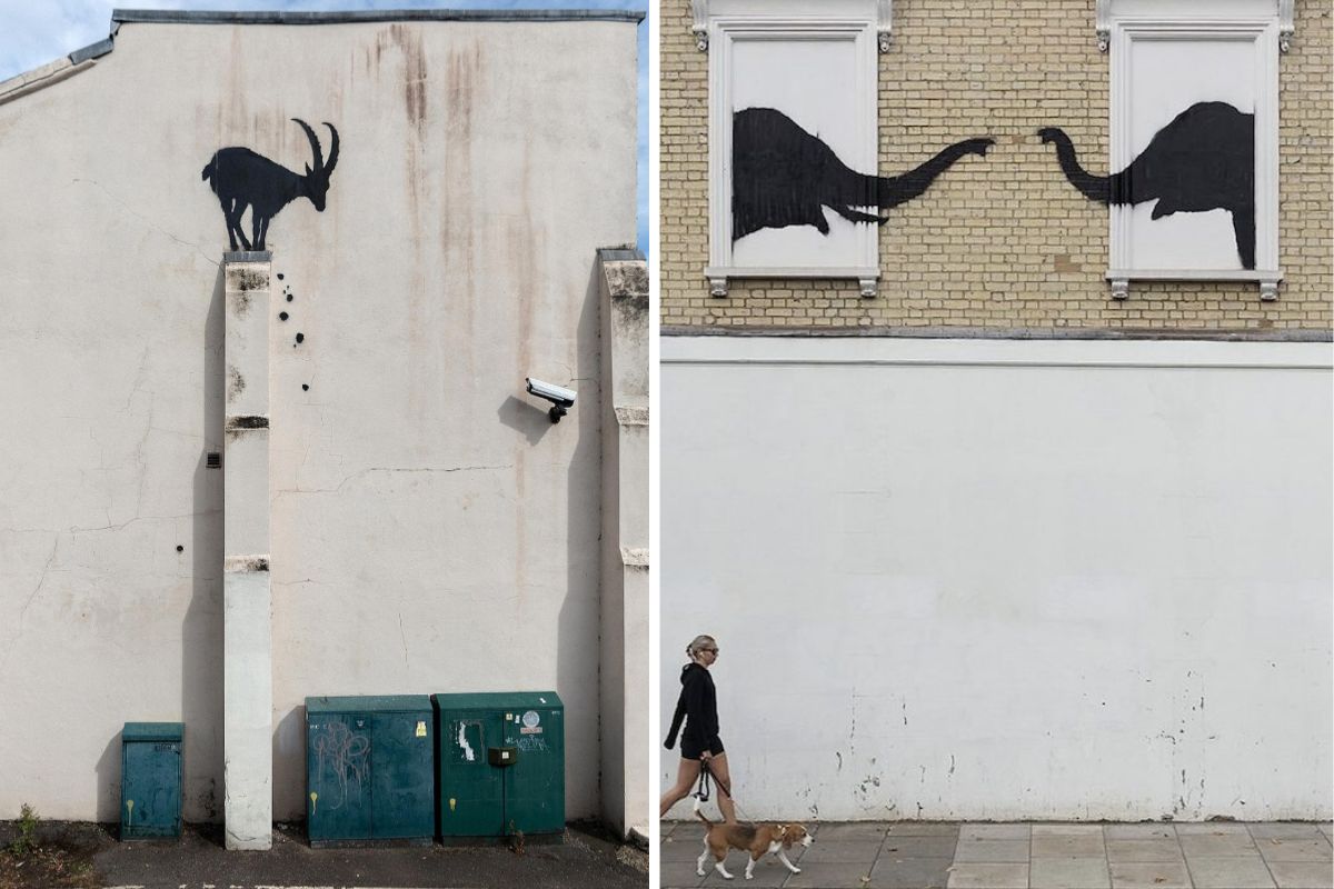 New Banksy works