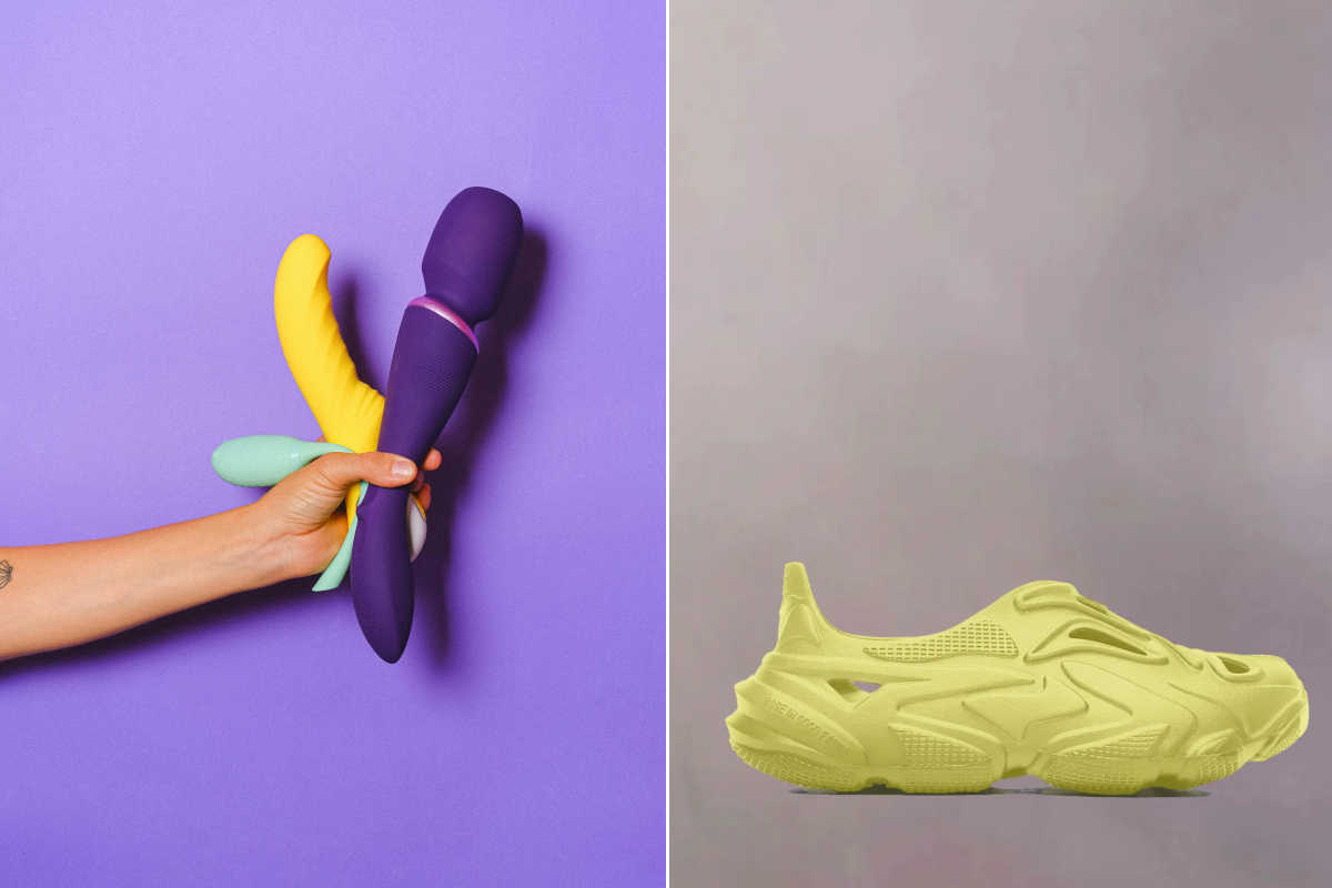 Sex toys into shoes