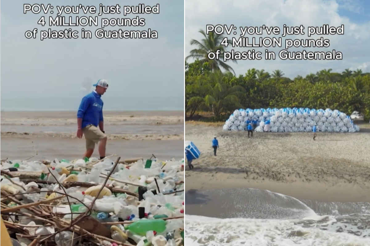 Plastic waste in Guatemala