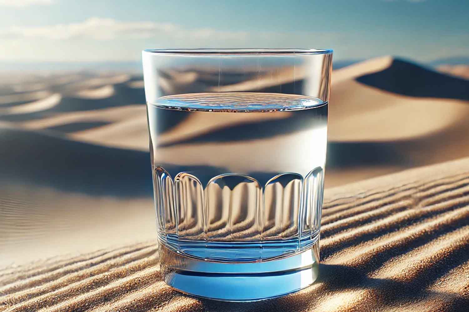 drinking water from the desert air