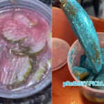 Glitter pickles, or "Glickles"