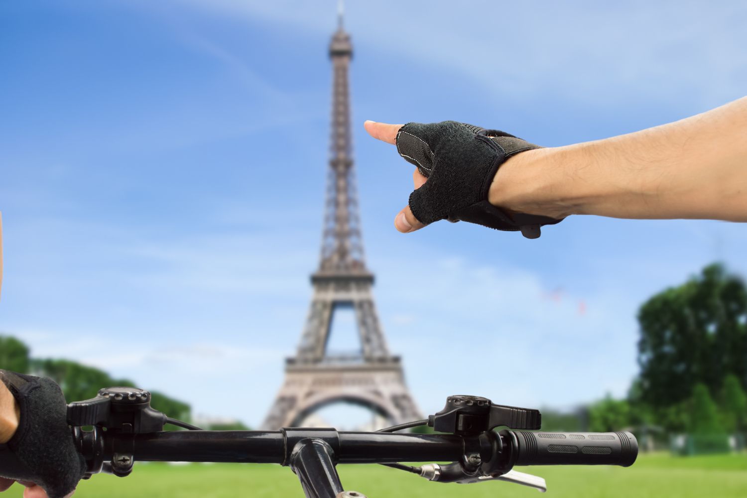 Biking in Paris