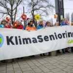 Women protesting for climate change