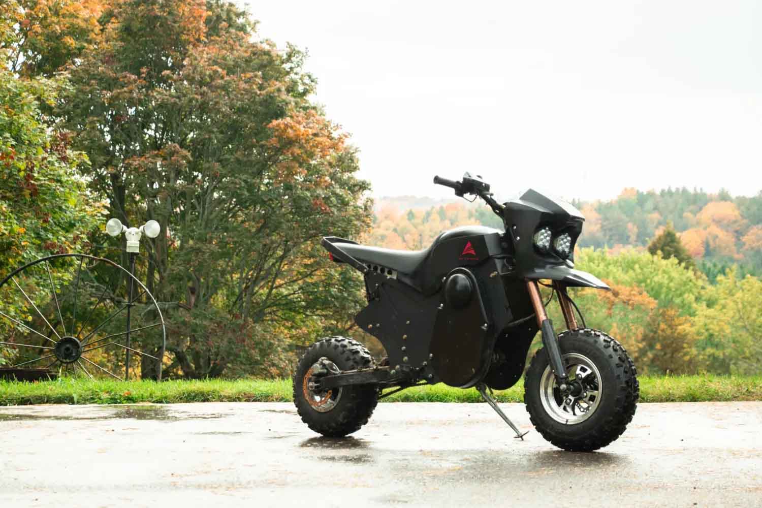 all in one electric motorcycle